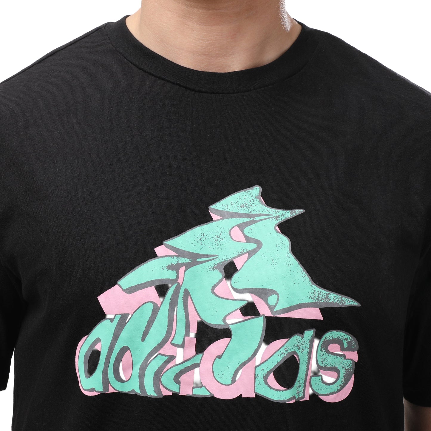 Adidas Sportswear Graffiti Logo Graphic T-Shirt
