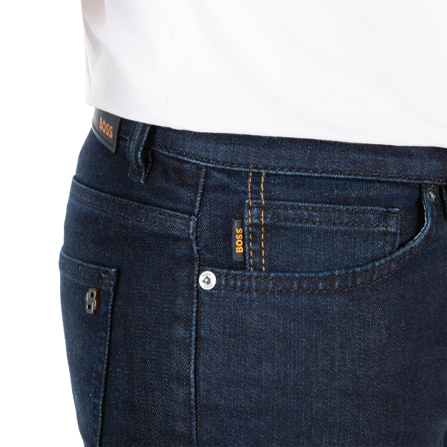 BOSS Men's Delaware Slim Fit Stretch Denim Jeans