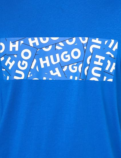 HUGO Men's Repeat Collage Box Logo T-Shirt