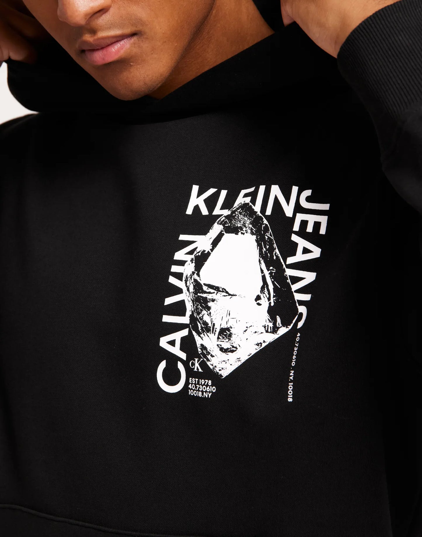 Calvin Klein Jeans Men's Graphic Logo Hoodie