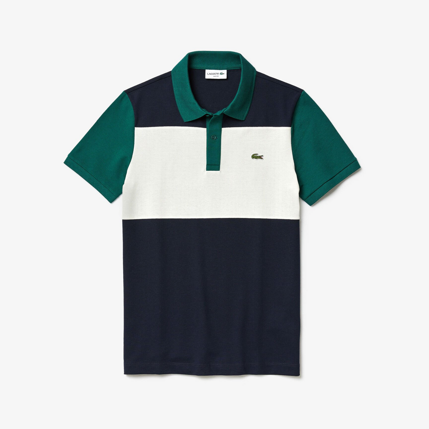 Lacoste Tri-Block Pique Polo Shirt