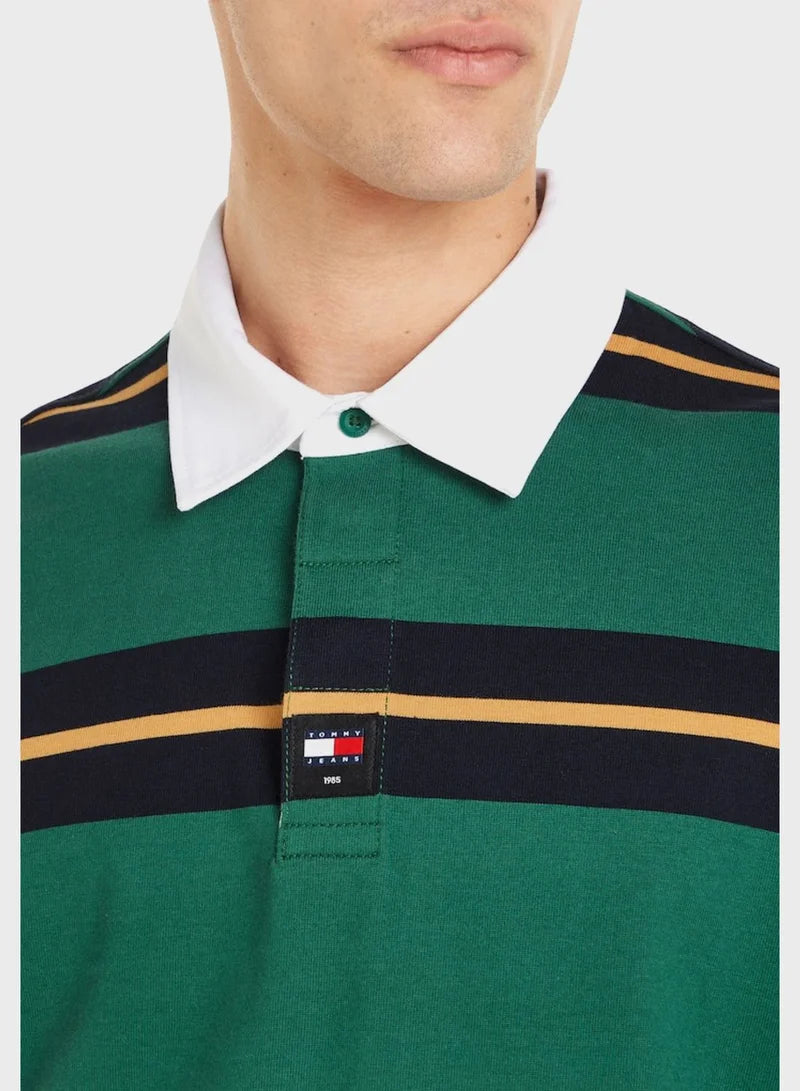 Tommy Jeans Archive Stripe Rugby Shirt