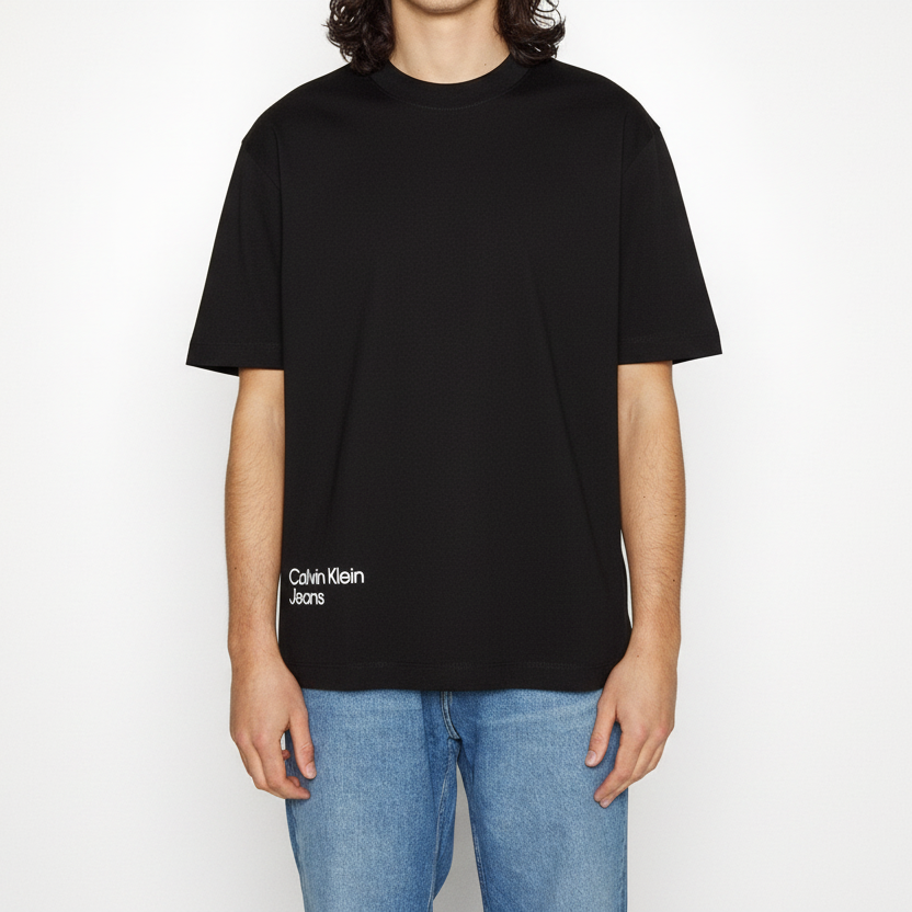 Calvin Klein Jeans Graffiti Logo Graphic Tee