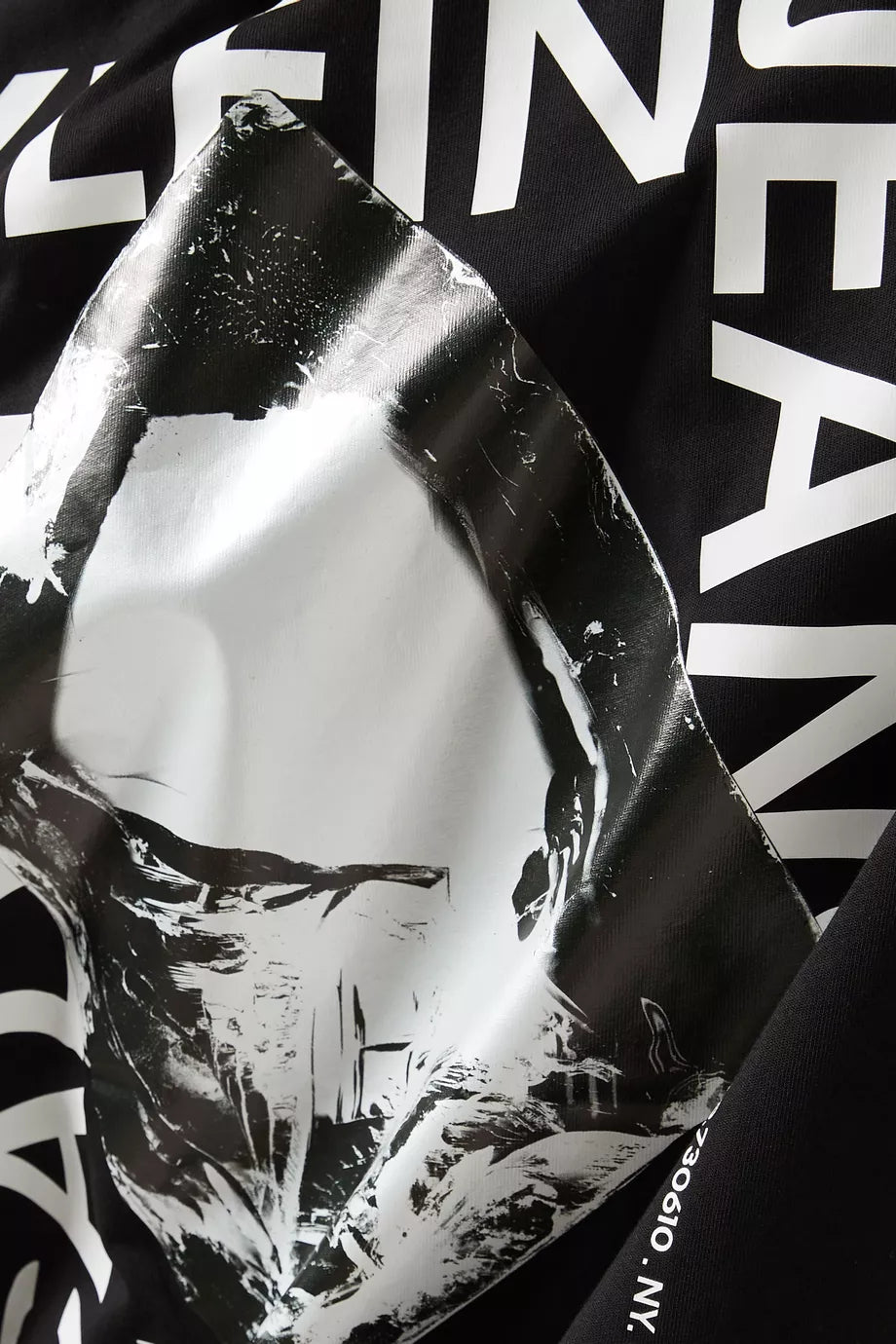 Calvin Klein Jeans Graphic Print T-Shirt with NY Coordinates