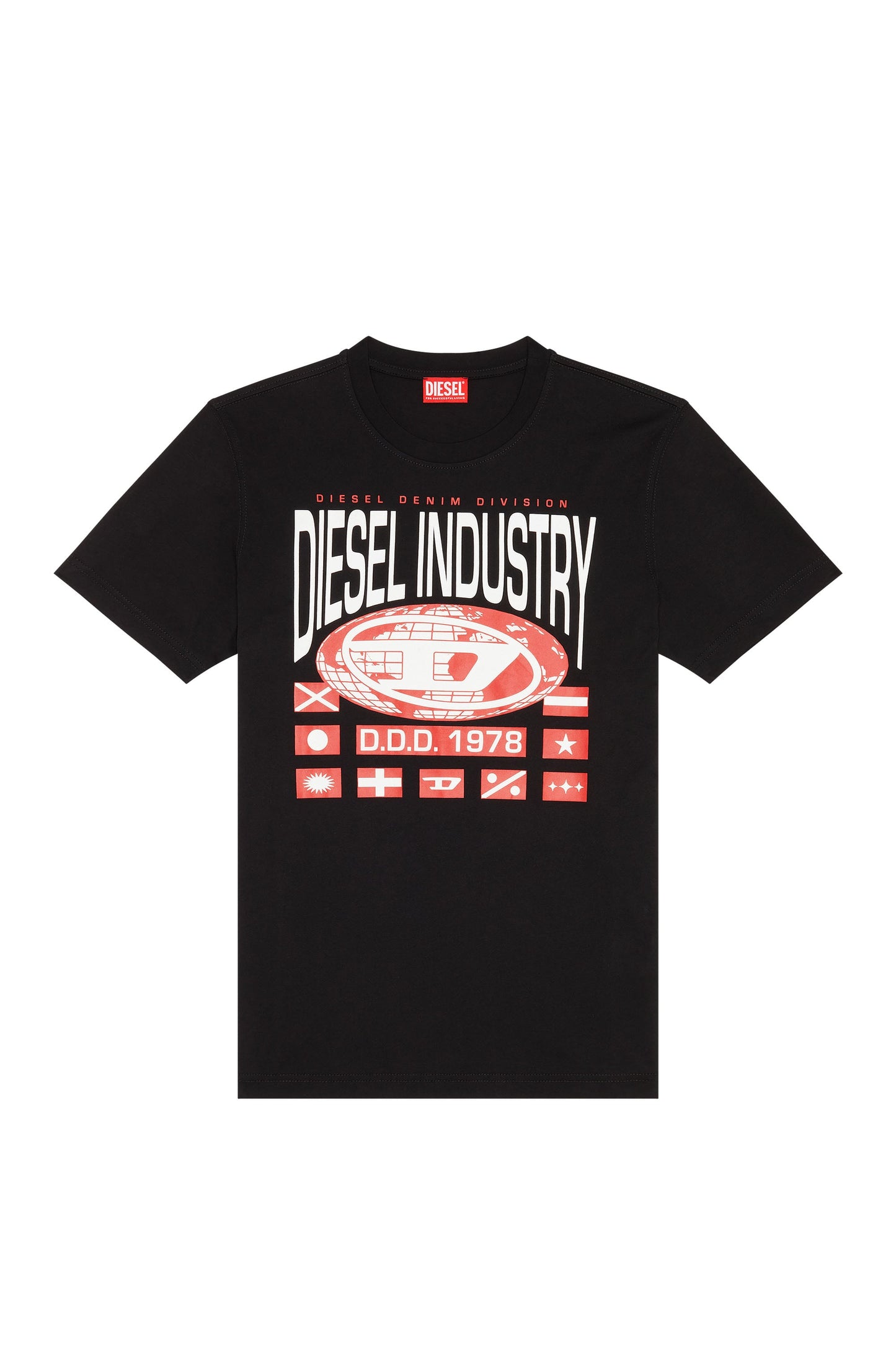 Diesel Men's Industrial Eagle Graphic Regular-Fit Tee