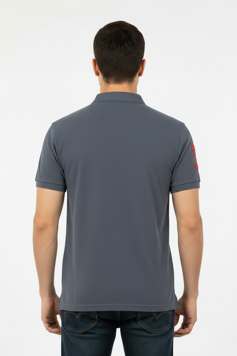 U.S. Polo Assn. Men's Big Logo Polo Shirt with Sleeve Detail