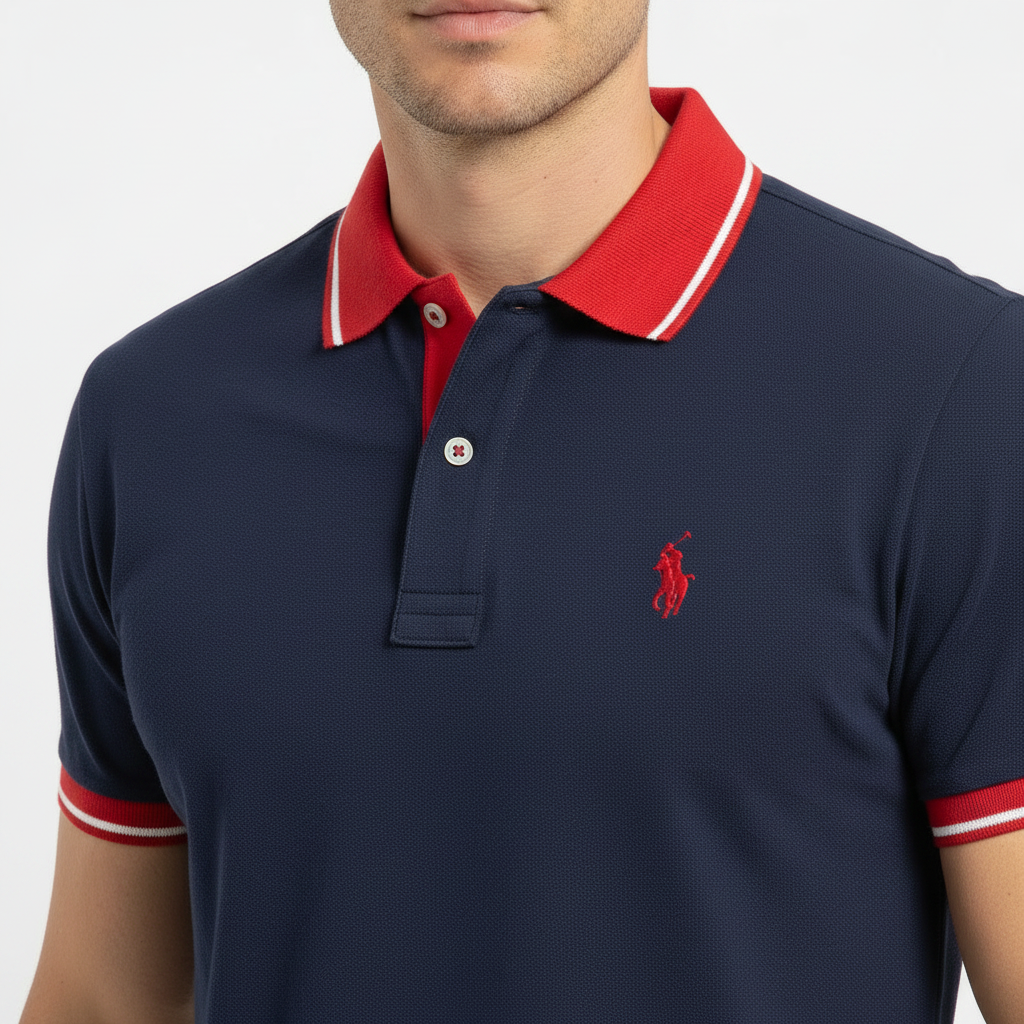 U.S. Polo Assn. Men's Tipped Collar Polo Shirt