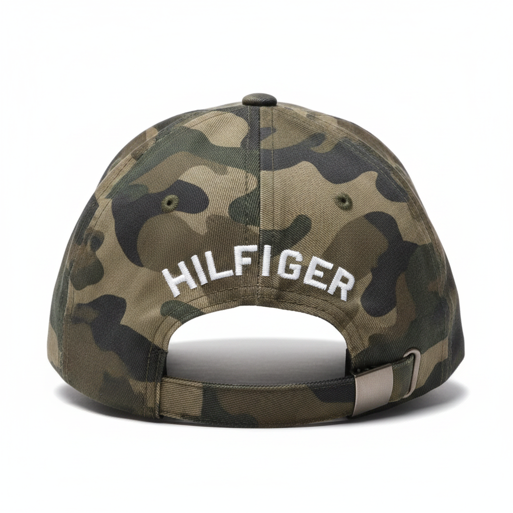 Tommy Hilfiger Camo Side Mini Flag Adjustable Cap