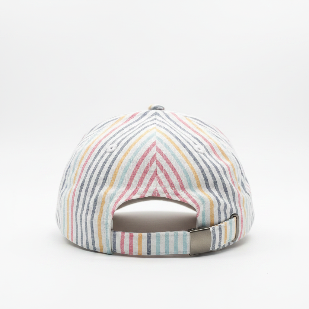 Tommy Hilfiger Striped Seersucker Adjustable Cap