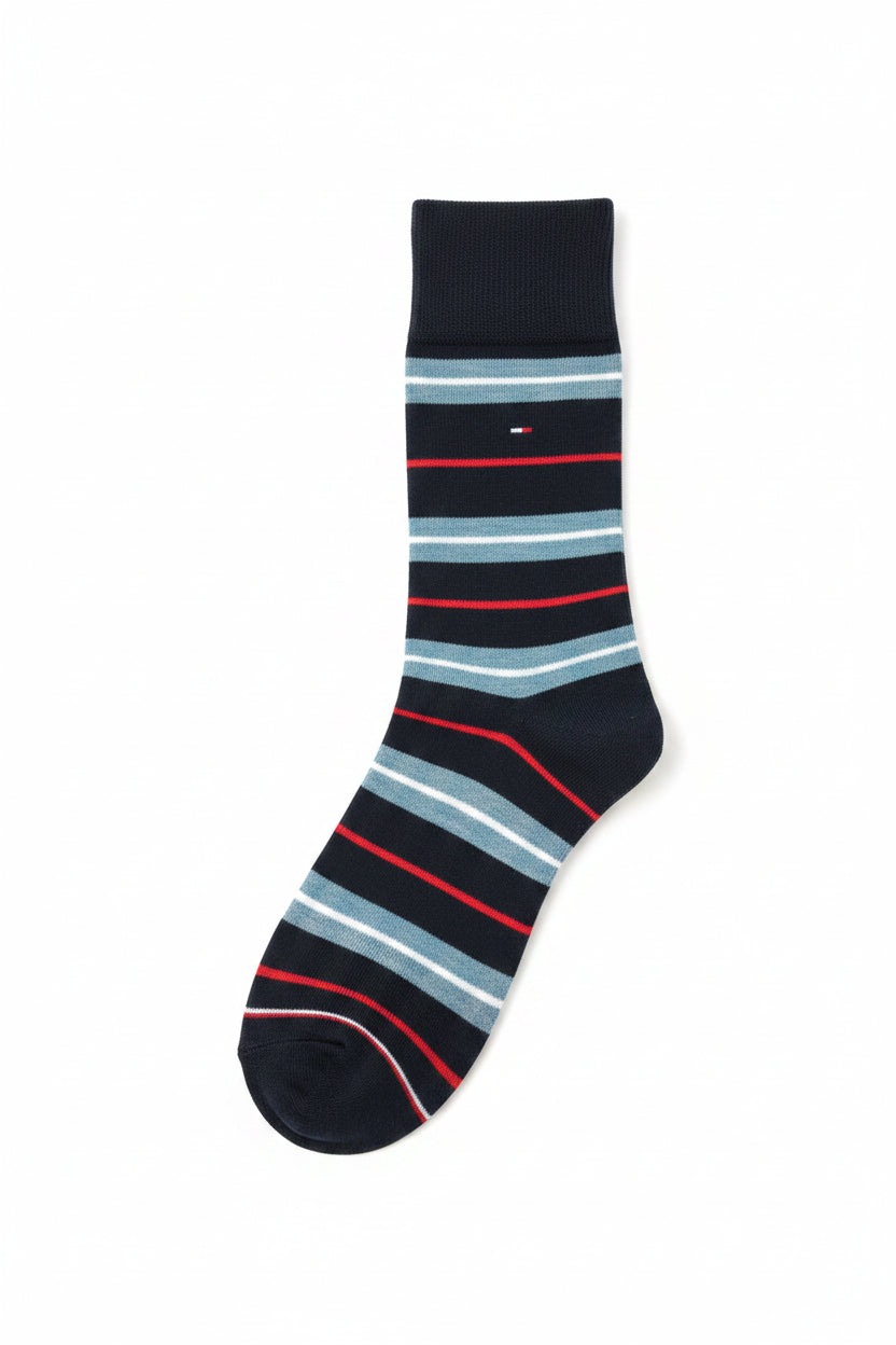 Tommy Hilfiger Men's Classic Striped Crew Socks - 3 Pack