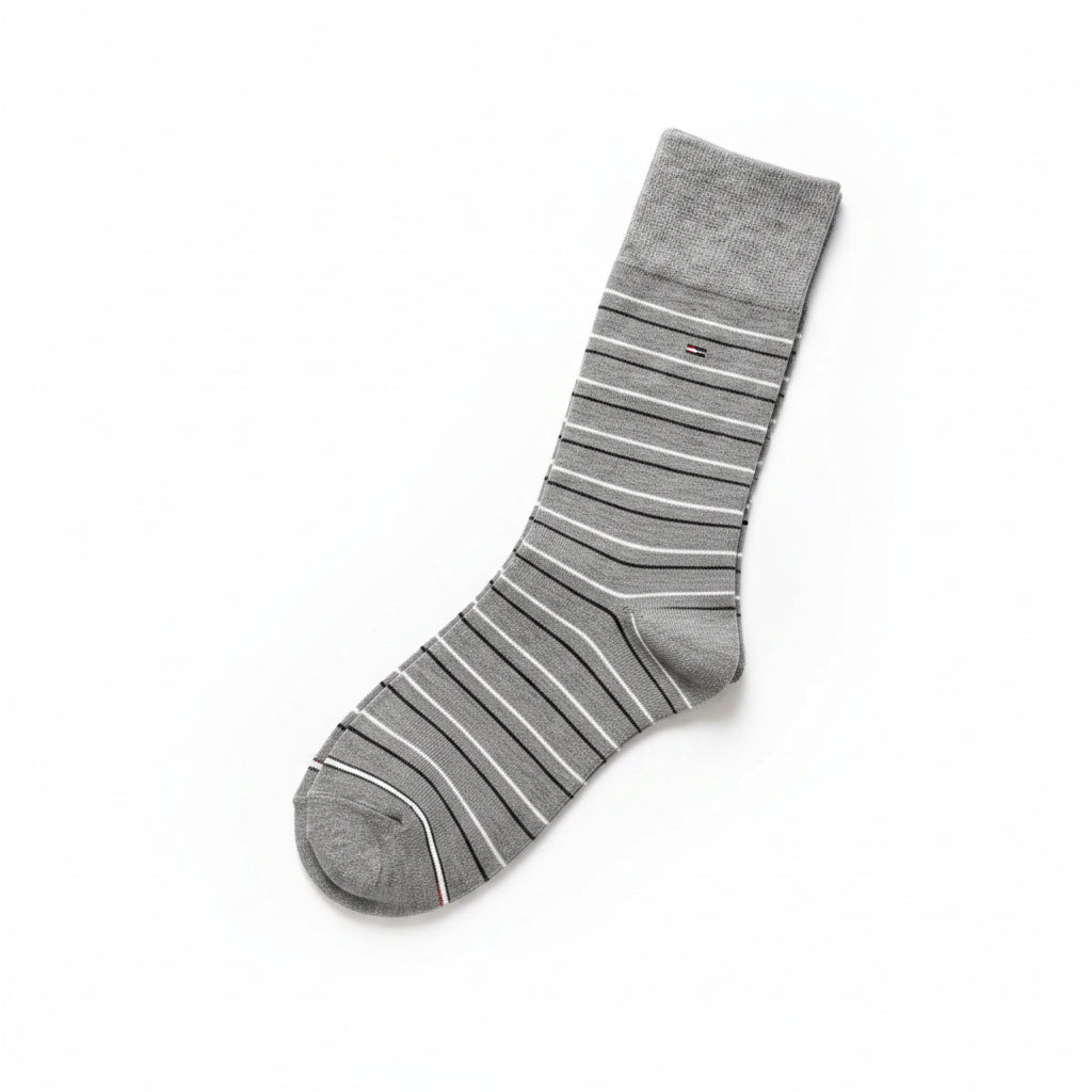 Tommy Hilfiger Men's Striped Casual Socks - 3 Pack