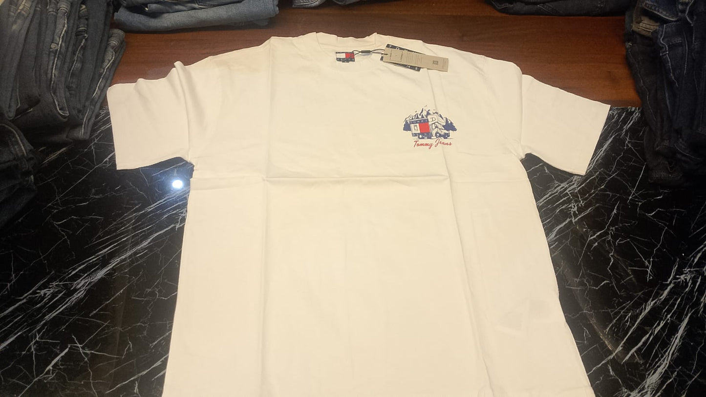 Tommy Jeans Camper Van Graphic T-Shirt - Off-White