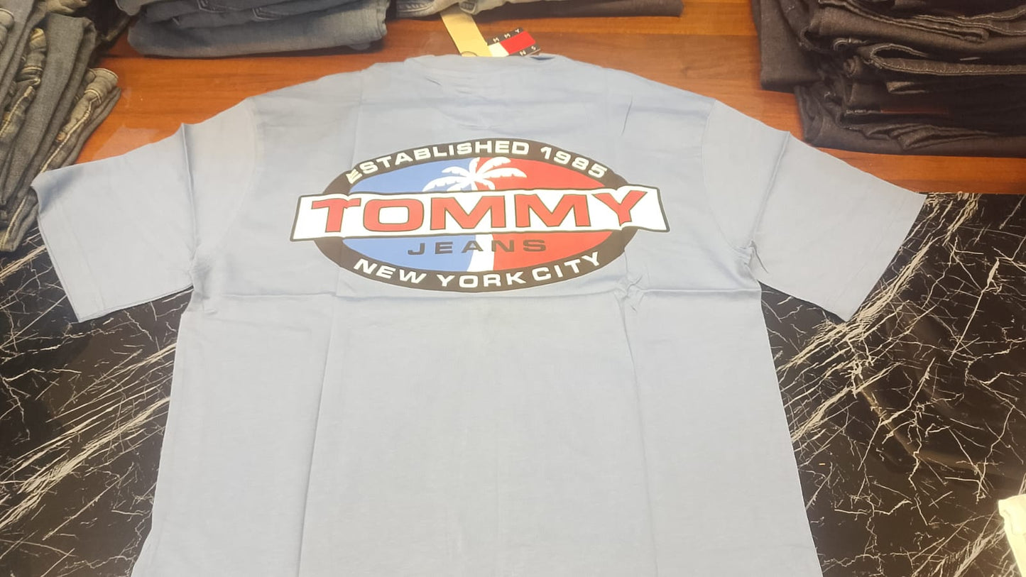 Tommy Jeans Tropical Oval Palm Logo Graphic T-Shirt