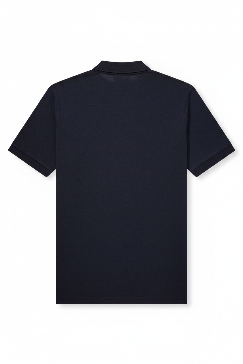 BOSS Zip-Neck Cotton Polo Shirt