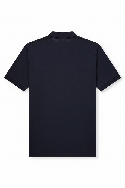 BOSS Zip-Neck Cotton Polo Shirt