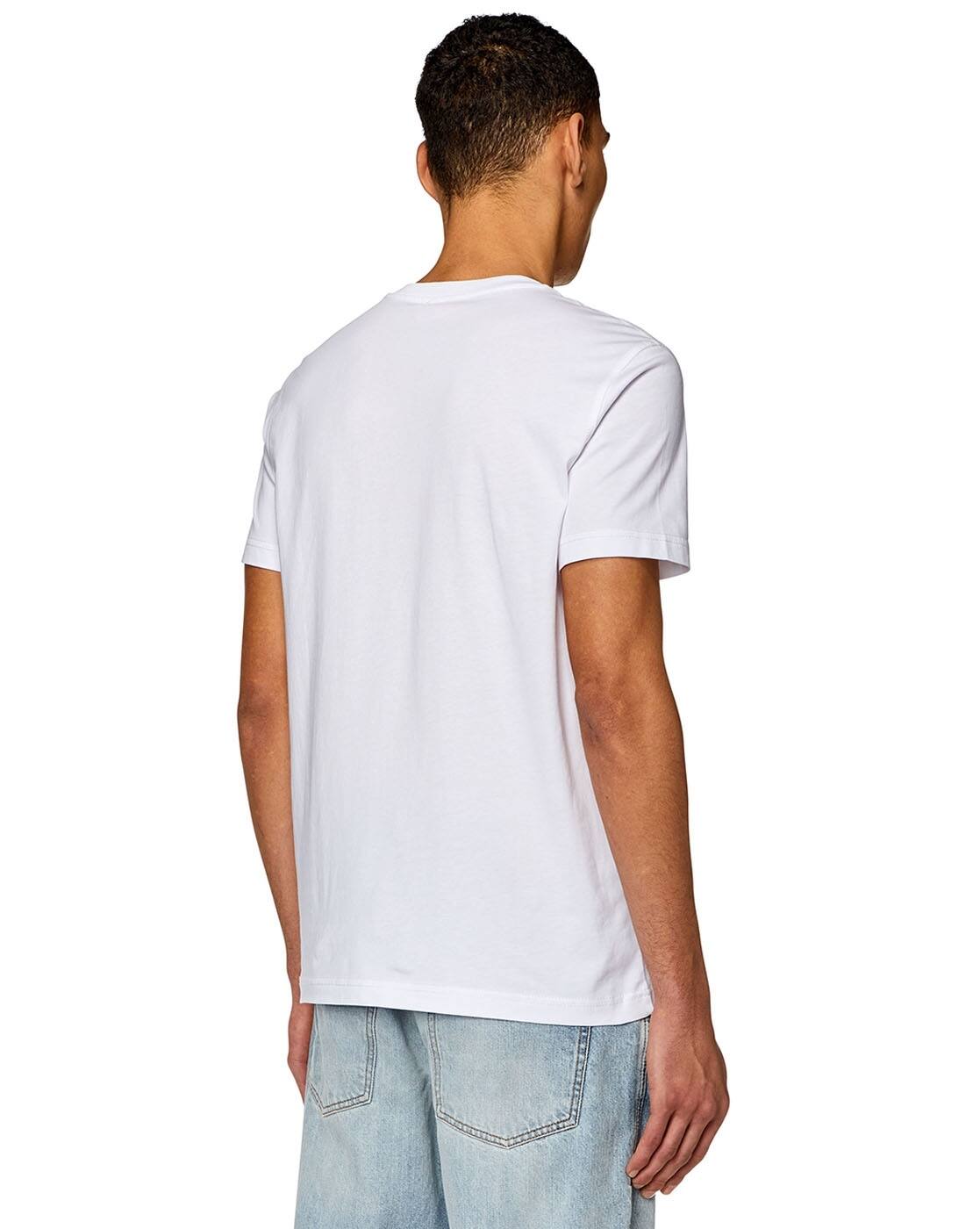 Diesel Men's D-Series Technical Drawing Crewneck Tee