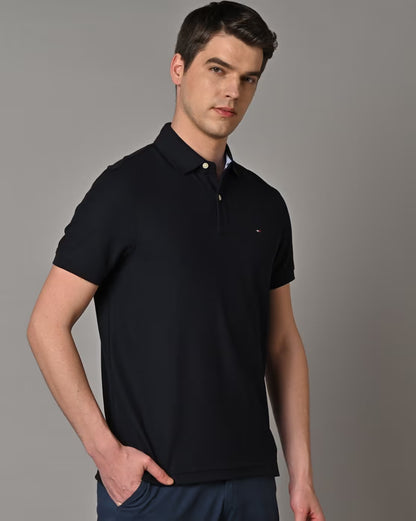 Tommy Hilfiger Contrast Collar Classic Fit Polo Shirt