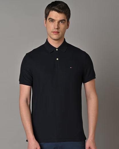 Tommy Hilfiger Contrast Collar Classic Fit Polo Shirt
