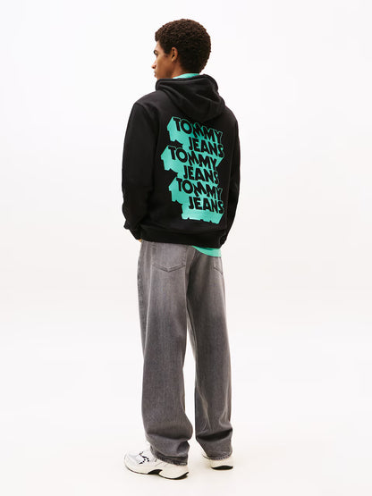Tommy Jeans Men’s Hoodie – 3D Raised Logo