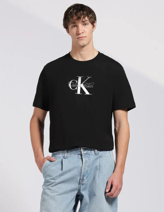 Calvin Klein Dual Logo Graphic T-Shirt