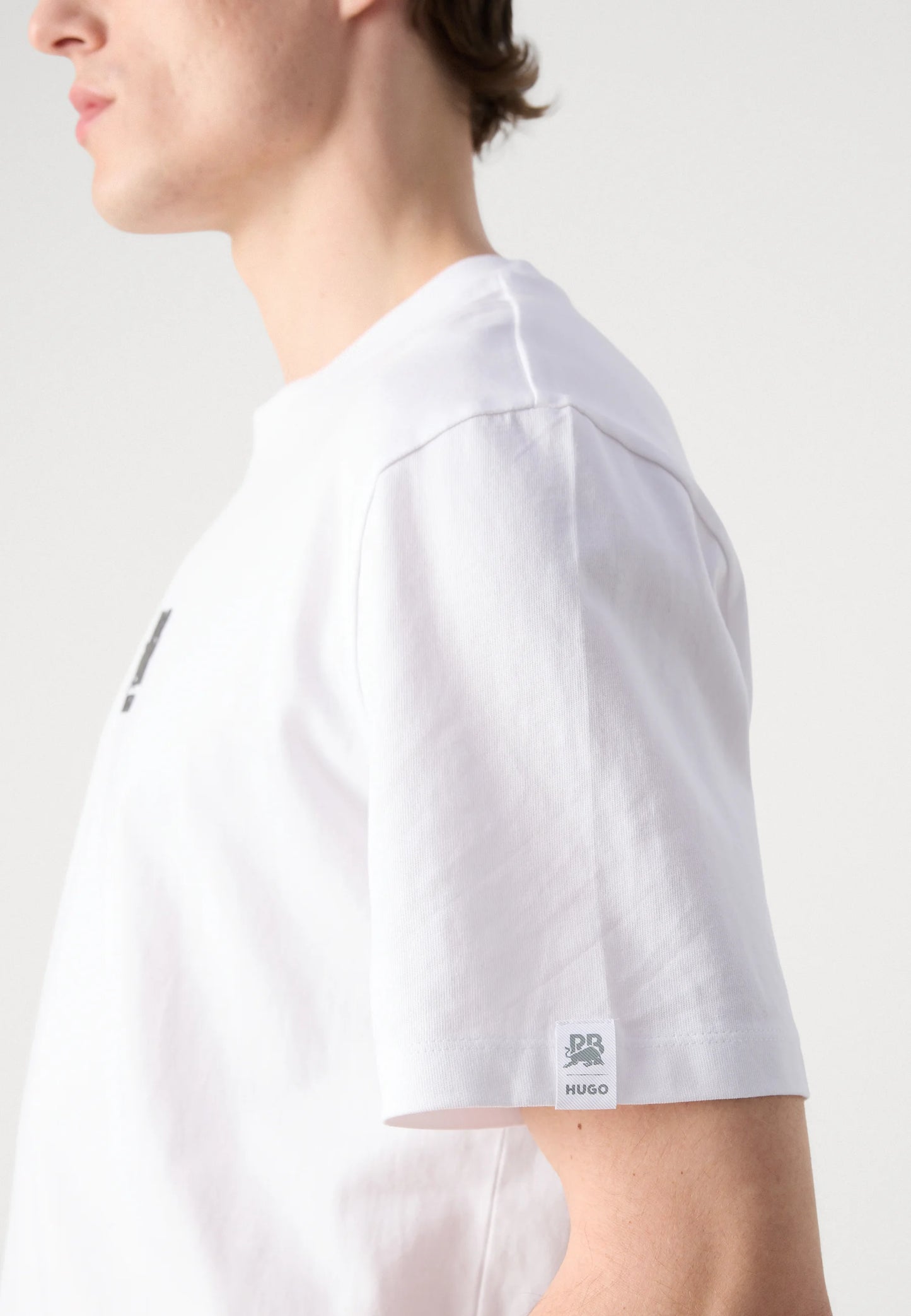 HUGO Men's x RB Formula One Team Collaborative Logo Luxury T-Shirt