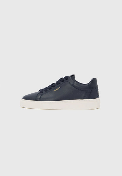 GANT Premium Colorblock Leather Sneakers in Navy & Cream