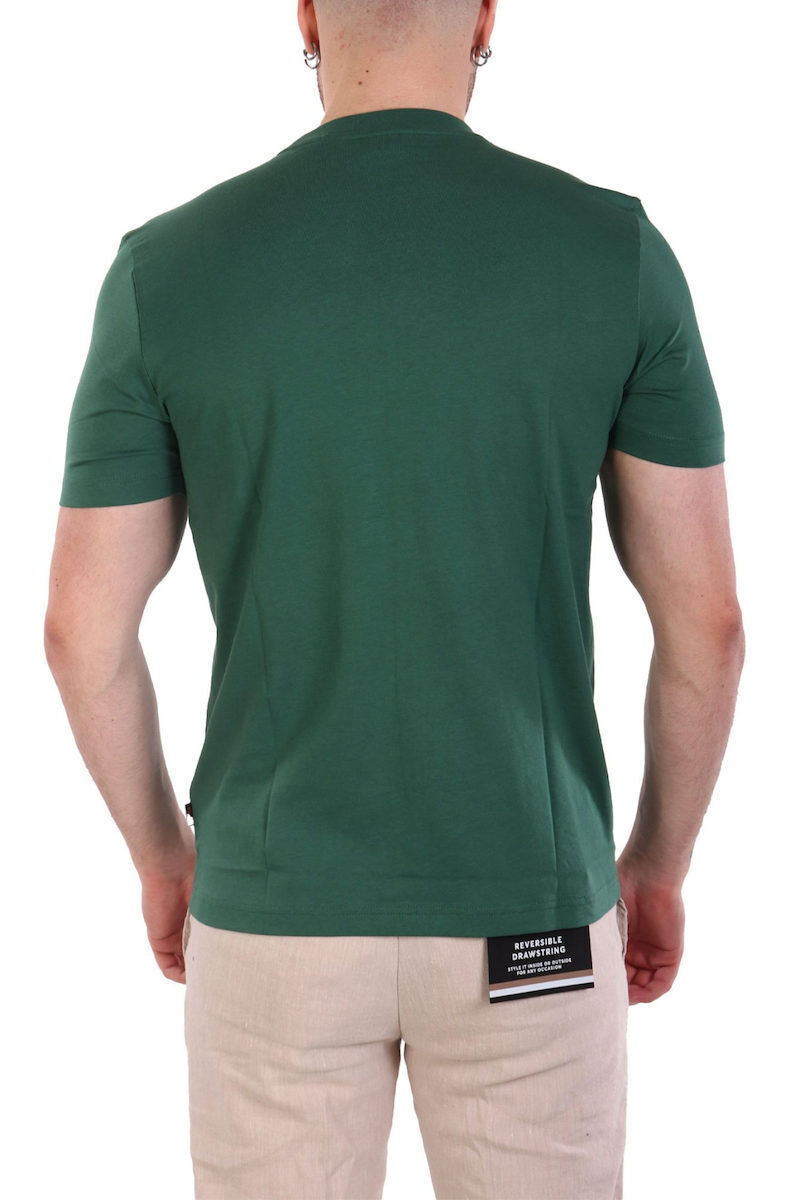 BOSS Men's Through The Jungle Graphic Box Logo Luxury T-Shirt