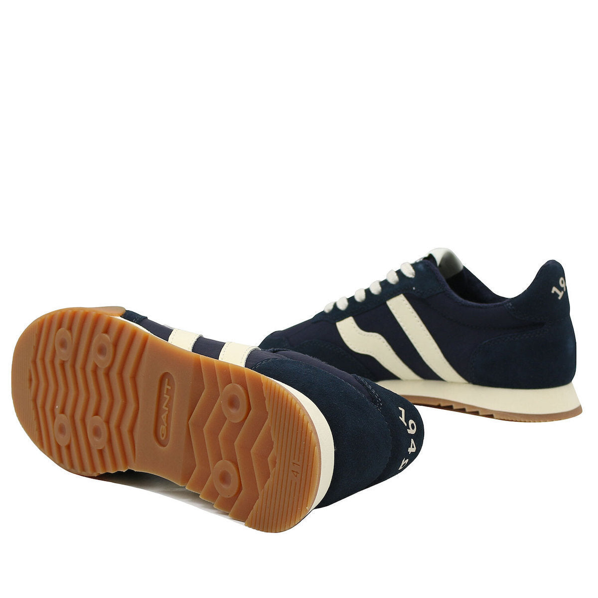 GANT retro-inspired Nylon & Suede Jogger Sneakers