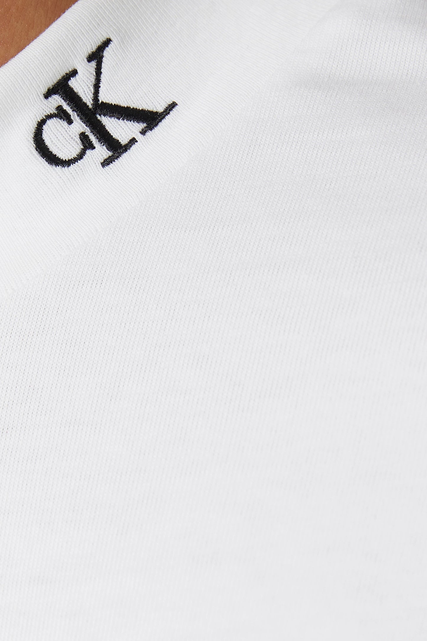 Calvin Klein Jeans Center Logo T-Shirt with Collar Embroidery