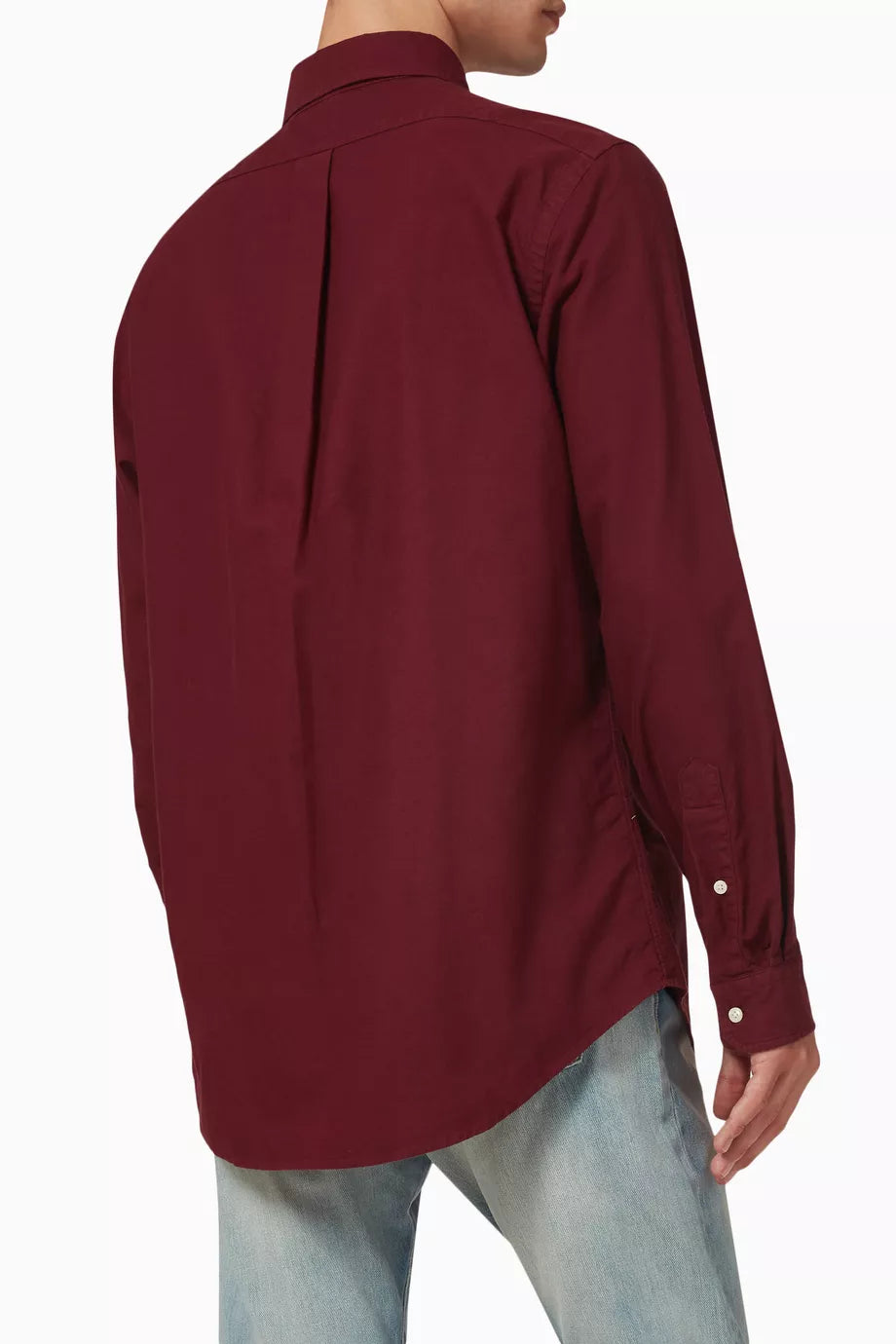Polo Ralph Lauren Long Sleeve Solid Cotton Button-Down Shirt
