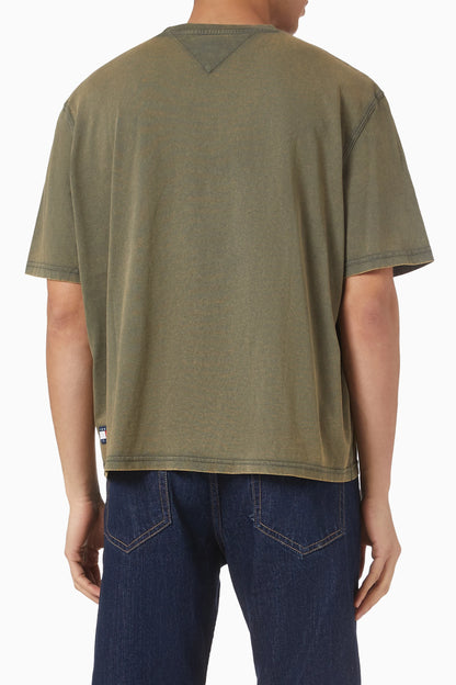 Tommy Jeans Men's Vintage Washed Chest Logo T-Shirt