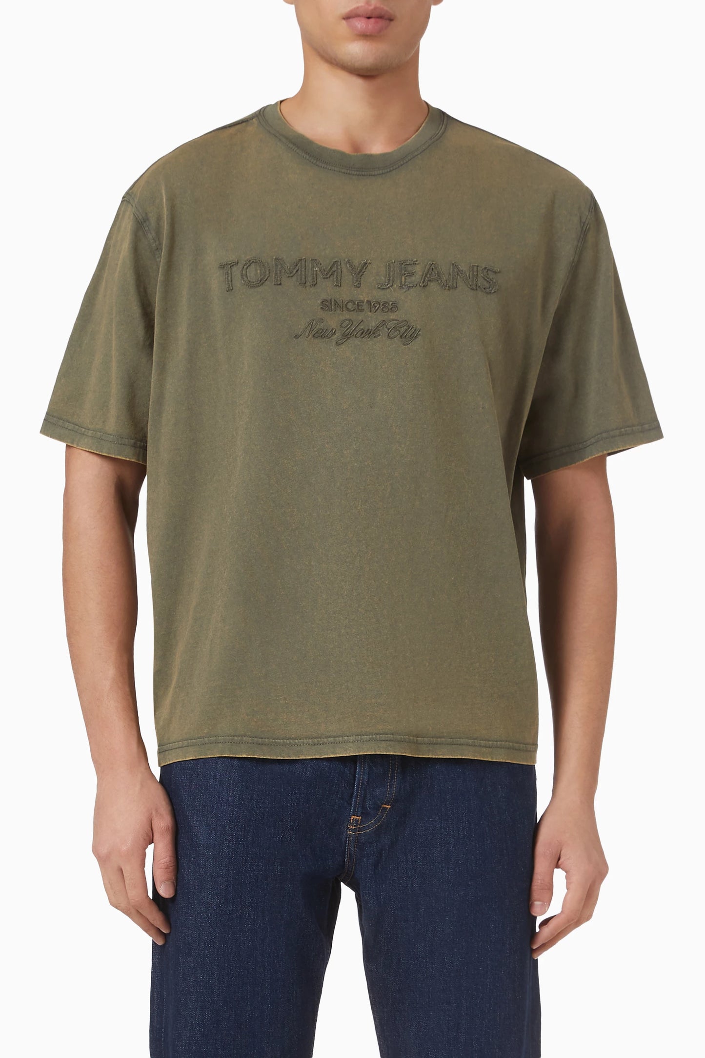 Tommy Jeans Men's Vintage Washed Chest Logo T-Shirt