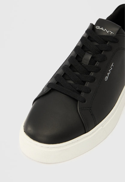 GANT Premium Leather Cupsole Sneakers in Black & White
