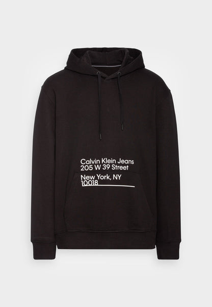 Calvin Klein Jeans New York Address Logo Hoodie