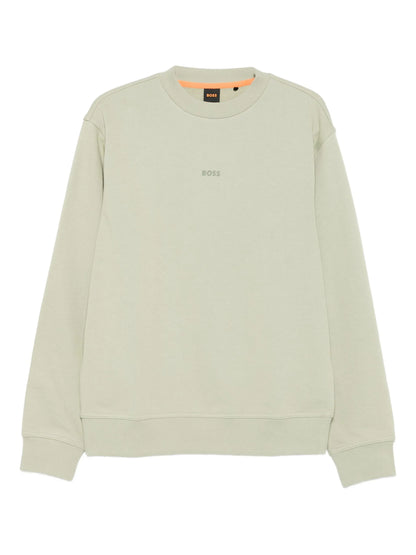 Hugo Boss Men’s Patterned Sweatshirt - Orange Line