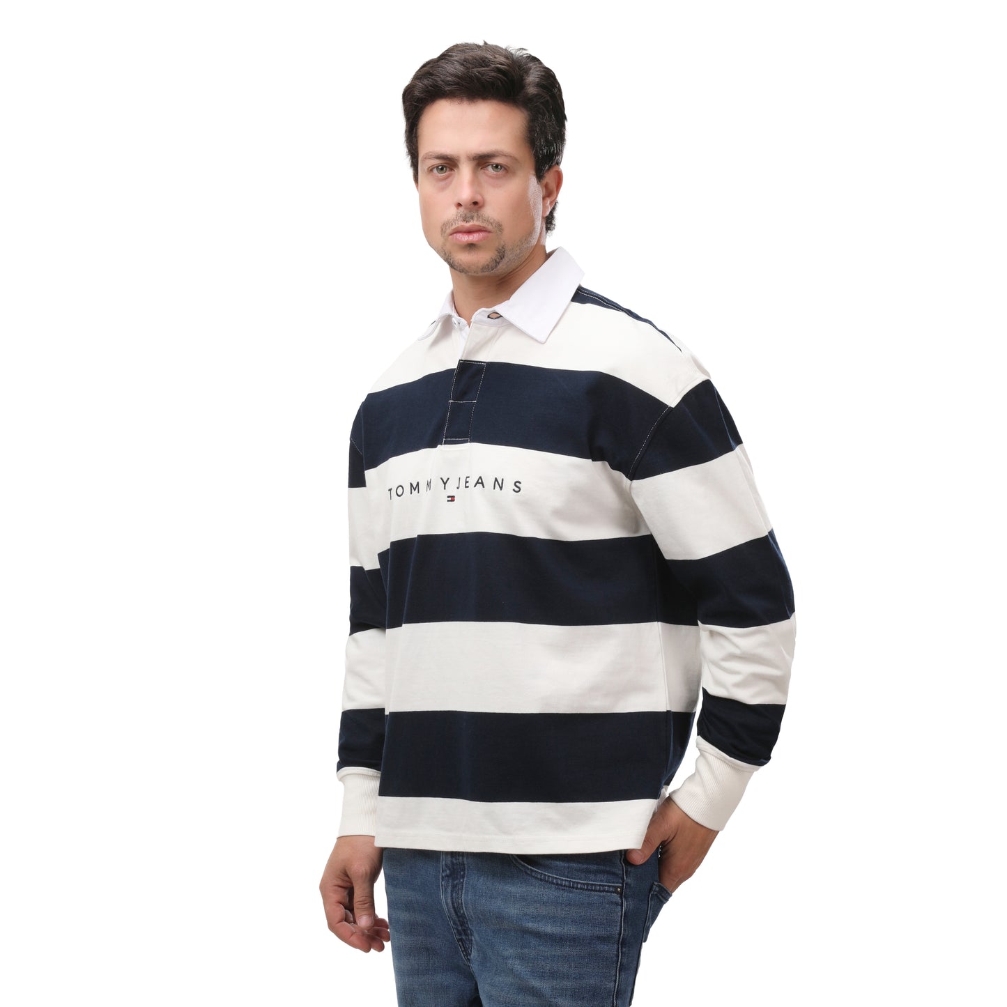 Tommy Jeans Archive Stripe Rugby Shirt