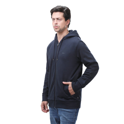 BOSS Full Zip Hoodie Cotton Blend