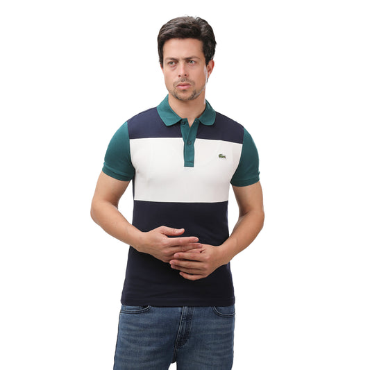 Lacoste Tri-Block Pique Polo Shirt