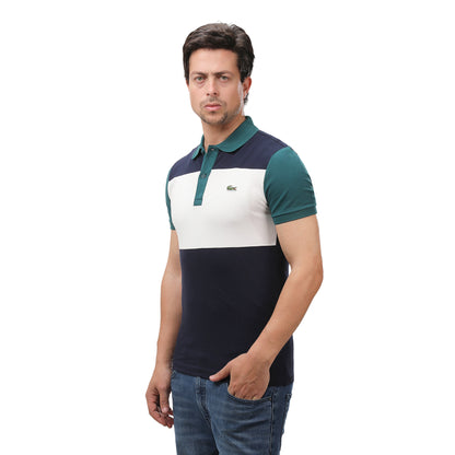 Lacoste Tri-Block Pique Polo Shirt