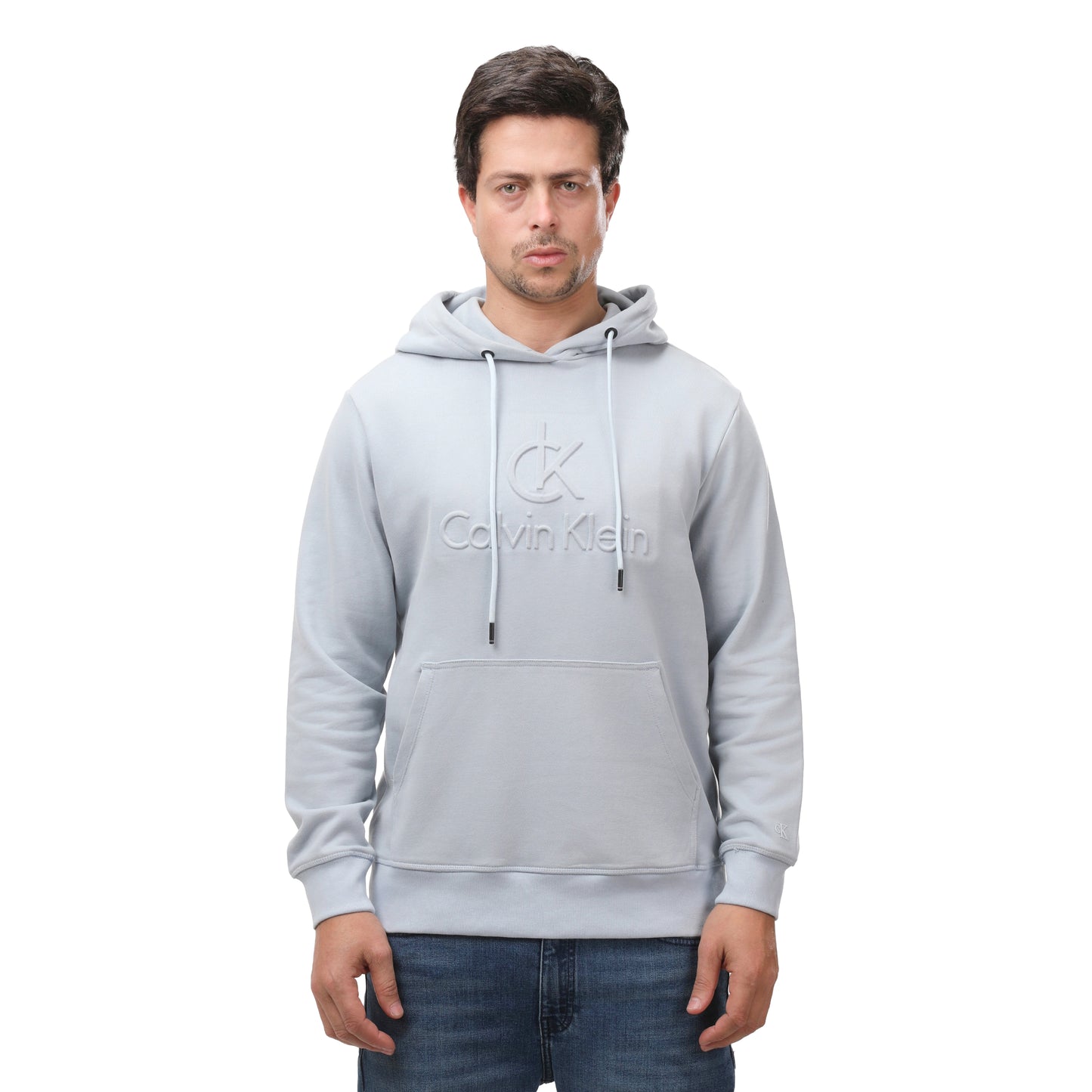 Calvin Klein Terry Hoodie With Emblem Logo