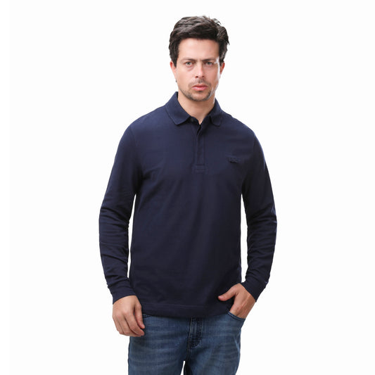Lacoste Men's Long-Sleeve Slim Fit Polo Shirt