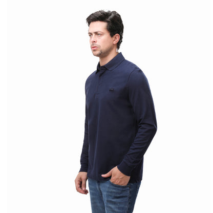 Lacoste Men's Long-Sleeve Slim Fit Polo Shirt