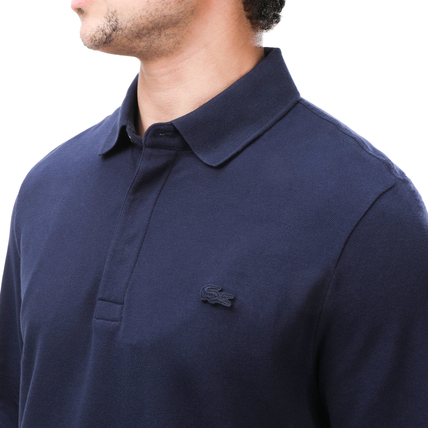 Lacoste Men's Long-Sleeve Slim Fit Polo Shirt