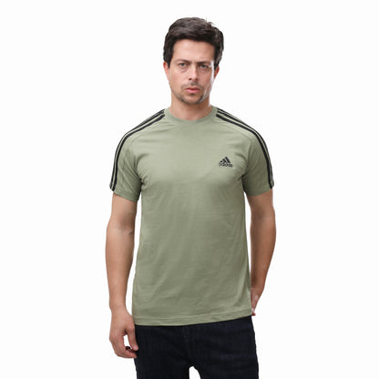 Adidas Essentials 3-Stripes Crewneck Tee