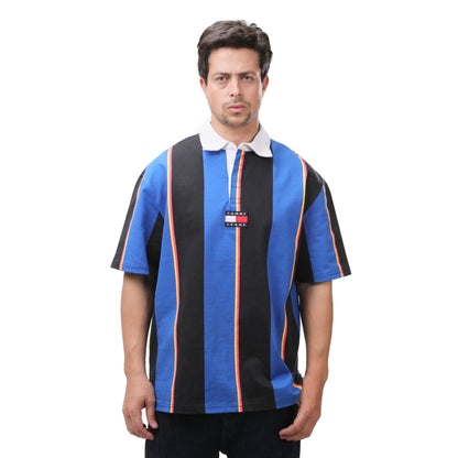 Tommy Jeans Vertical Stripe Badge Polo