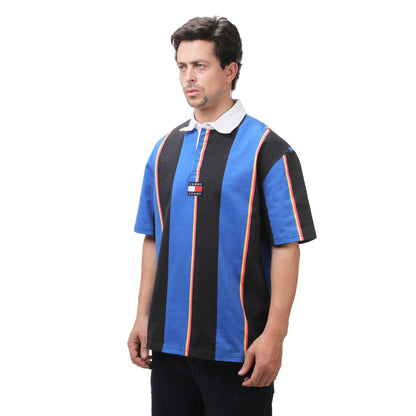 Tommy Jeans Vertical Stripe Badge Polo