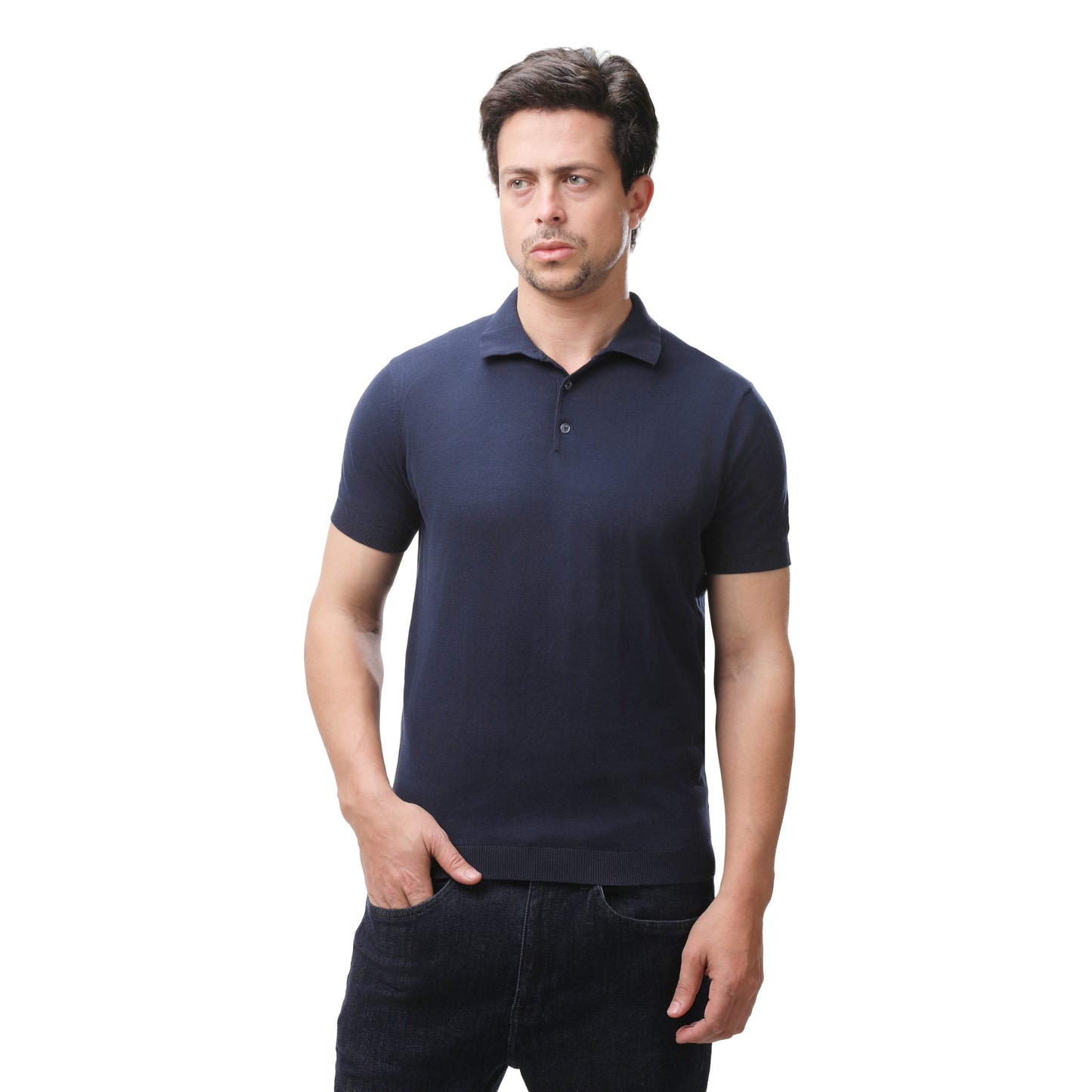 Mango Men's Premium Knit Polo Shirt