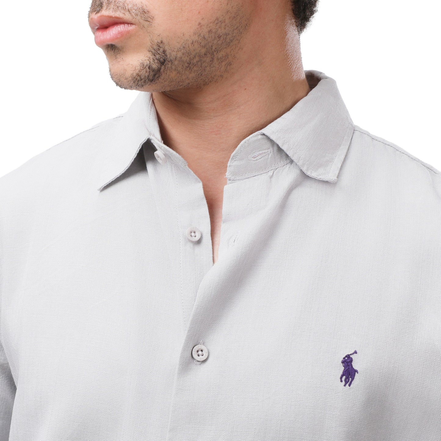 Polo Ralph Lauren Men's Relaxed Fit Linen Shirt - Short Sleeve