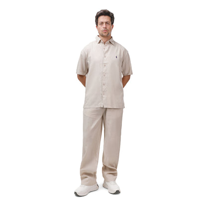 Polo Ralph Lauren Men's Relaxed Fit Linen Shirt - Short Sleeve
