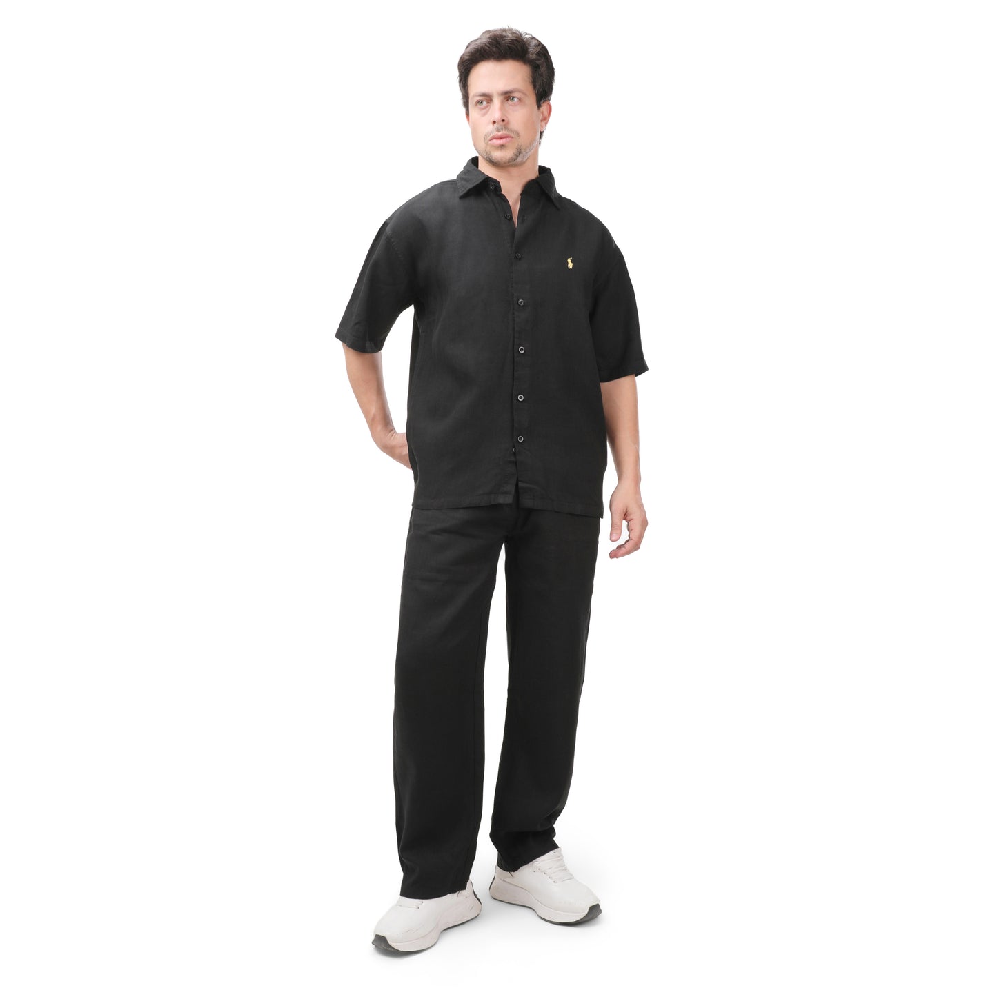 Polo Ralph Lauren Men's Relaxed Fit Linen Shirt - Short Sleeve